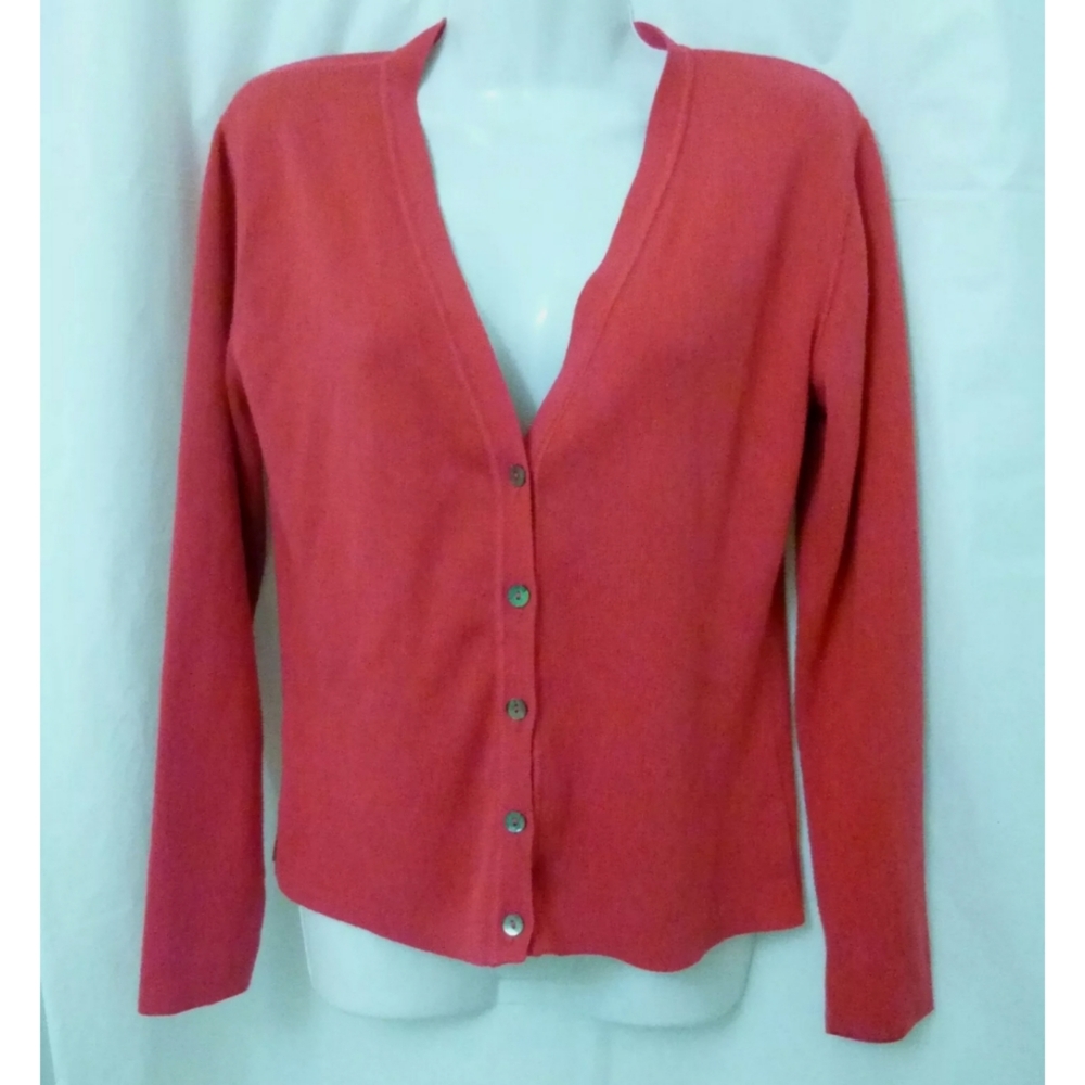 Women Sweater Size S Long Sleeve Pink Laura Leigh